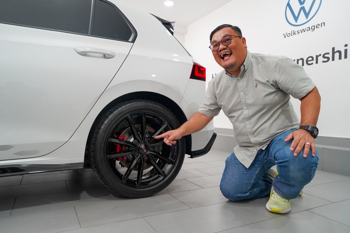 Abang Gan at Volkswagen Cares Open Day